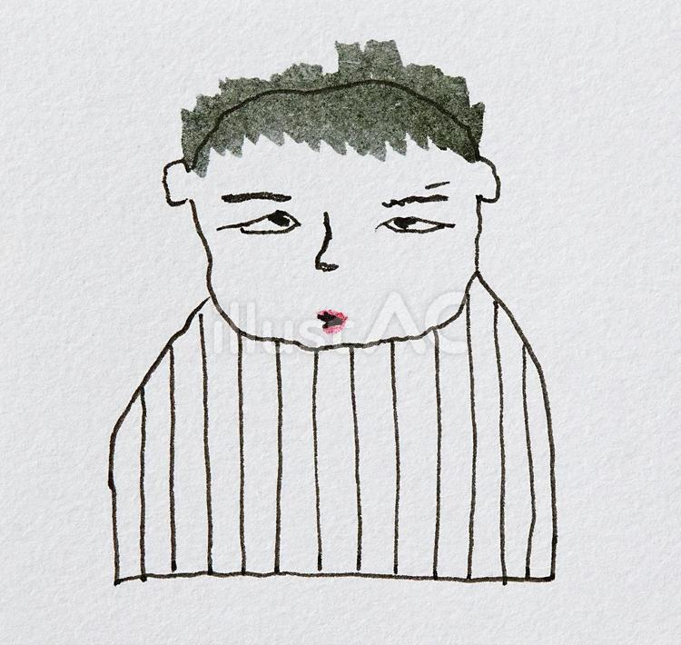 猫背の男性 猫背,人物,男性のイラスト素材