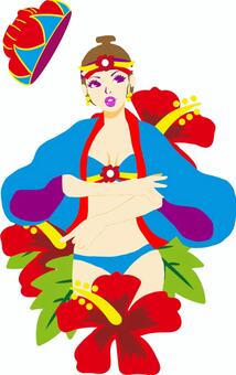 Illustration, dance, female, pop, 