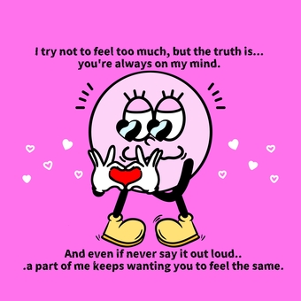 LOVE 恋愛,love,ハート,ピンク,まる,かわいいのイラスト素材