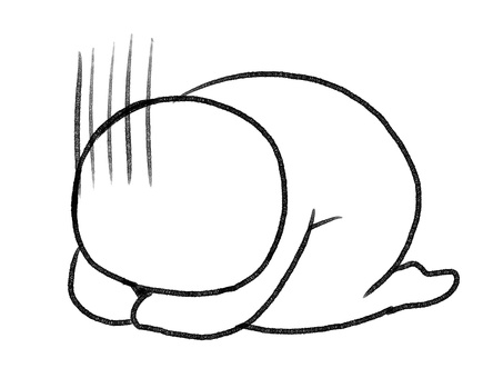 蹲って落ち込む棒人間 蹲って落ち込む棒人間 棒人間,落ち込む,人物,蹲る,手描き,落書き,表情,黒,シンプル,素材のイラスト素材