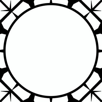 シームレスなモザイクで円の枠 L  シームレスなモザイクで円の枠 L  枠,フレーム,線,バックグラウンド,テクスチャー,シームレス,背景,背景素材,エンボス,モザイクのイラスト素材