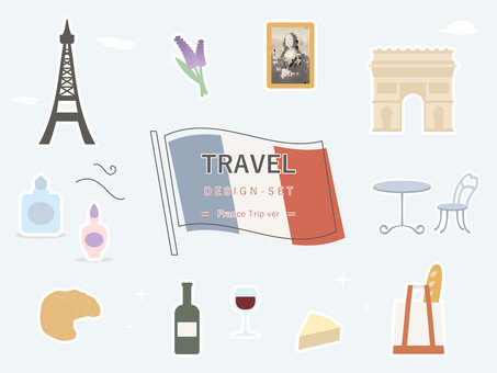 旅行・アウトドアイラストセット08 アウトドア,趣味,旅行,ツアー,広告,チラシ,バナー,イベント,行事,休日のイラスト素材