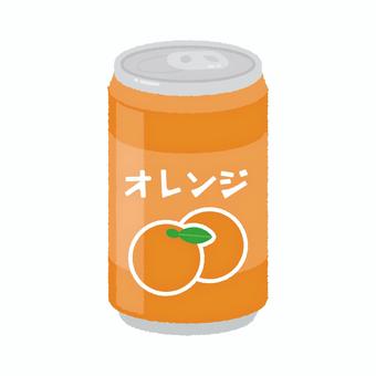 缶のオレンジジュース 缶ジュース,炭酸飲料,ジュース,ソフトドリンク,飲み物,オレンジ,みかん,果汁のイラスト素材