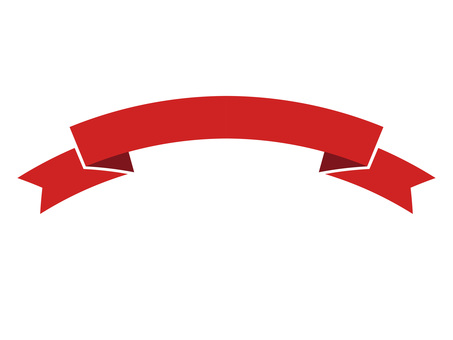 リボンのアイコン/アーチ型 ポップ,アイコン,シンプル,リボン,フレーム,リボン枠,飾り枠,バナー,テロップ,飾りのイラスト素材