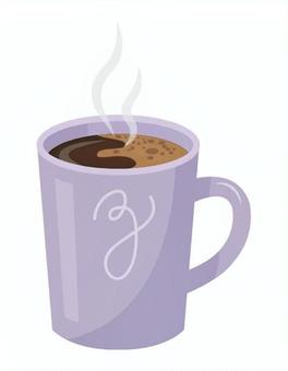 コーヒー15 コーヒー,珈琲,湯気,ホットコーヒー,コーヒーカップ,おしゃれ,マグカップ,カフェ,喫茶店,飲み物のイラスト素材