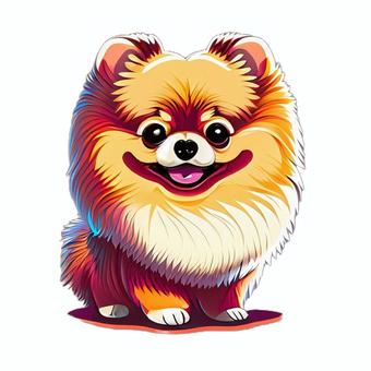 pomeranian, ein hund, pommerschen, kleiner hund, JPG