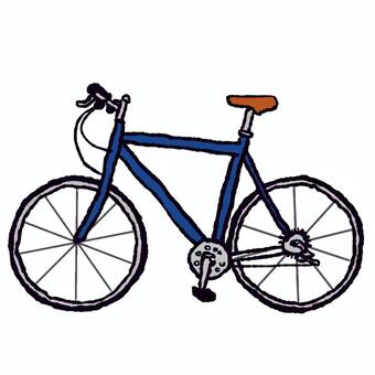 Blue bicycle, bicycle, cycling, vehicle, JPG and PNG