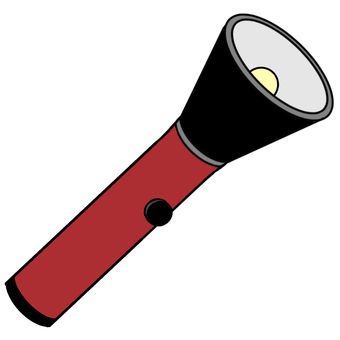 Illustration, one's pocket, electric light, red, 