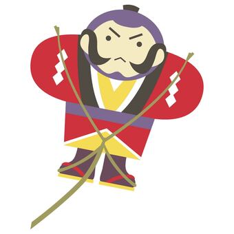 凧あげイラスト 凧あげ,縁起物,凧,正月,正月飾り,１月,年始,新年,元旦,年賀のイラスト素材