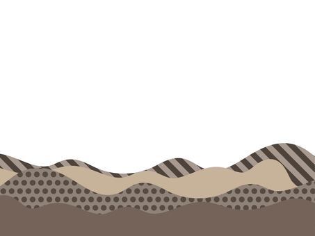 コーヒー ココア チョコレートの波 コーヒー ココア チョコレートの波 背景,フレーム,飾り枠のイラスト素材