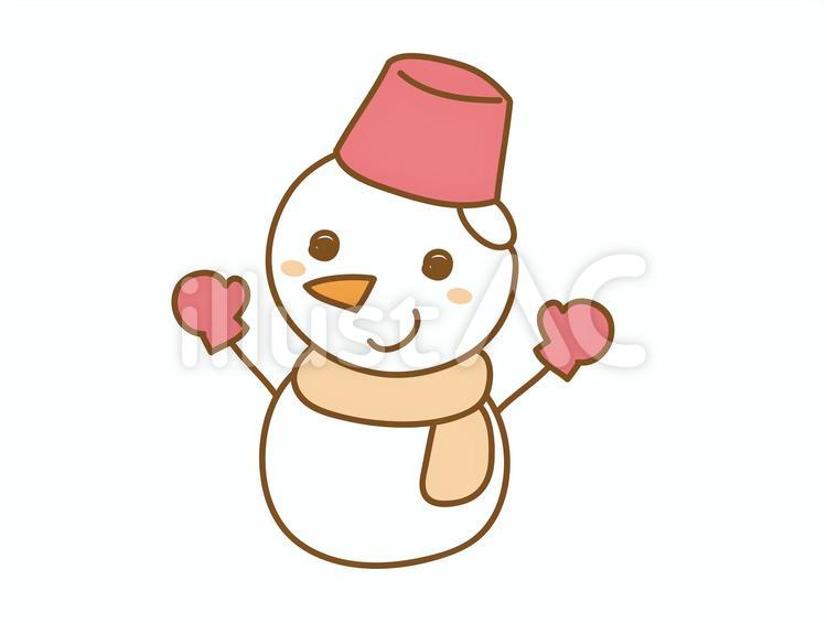 ゆきだるま 雪だるま,ゆきだるま,雪のイラスト素材