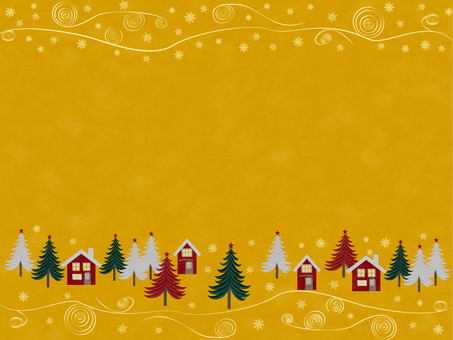 クリスマスのイメージ８金 クリスマス,冬,雪,もみの木,きれい,おしゃれ,柔らかい,フレーム,背景,壁紙のイラスト素材