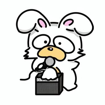 Singing rabbit, JPG and PNG Singing rabbit, singer, karaoke, live, JPG and PNG
