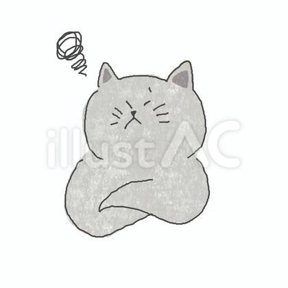悩むねこちゃん♪