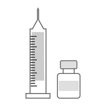 Illustration, vaccino, iniezione, per prevenire la vaccinazione, 