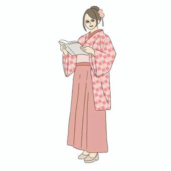 和服の女性