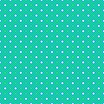 テクスチャ　菱の回廊 菱形,模様,パターン,配列,格子,対称,構造,幾何学,青,緑のイラスト素材