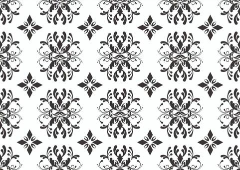 重厚感のある蔦模様の壁紙素材 洋風,蔦,模様,曲線,ゴージャス,壁紙,シームレス,透過のイラスト素材