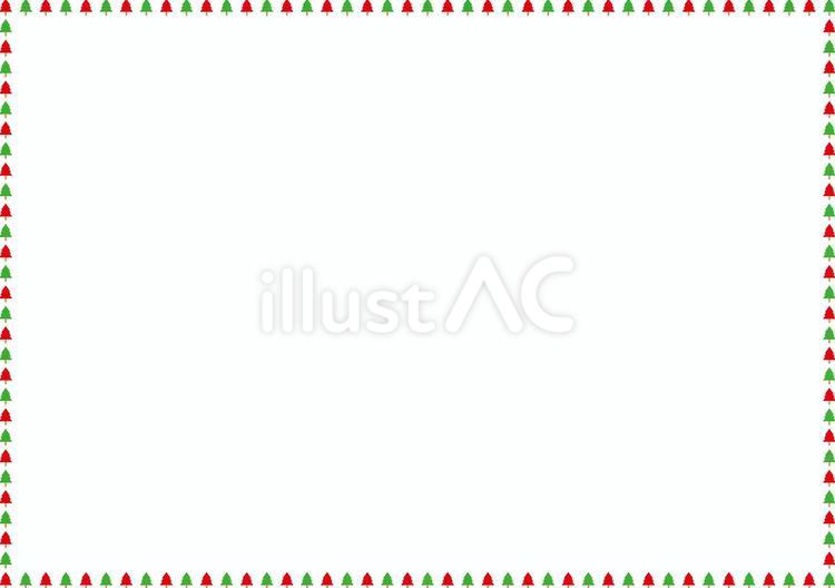 クリスマス枠b クリスマス,フレーム,枠のイラスト素材