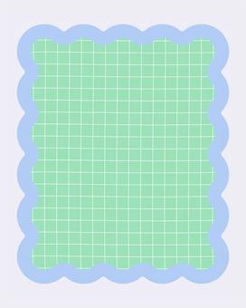 うねうねフレーム薄紫 背景,壁紙,柄,ベース,背景素材,素材,フリー素材,フリー,かわいい,チェックのイラスト素材