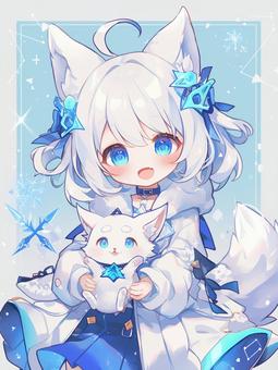 犬耳の女の子