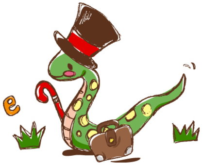 Snake 01 (handwriting style), JPG and EPS Snake 01 (handwriting style), , JPG and EPS