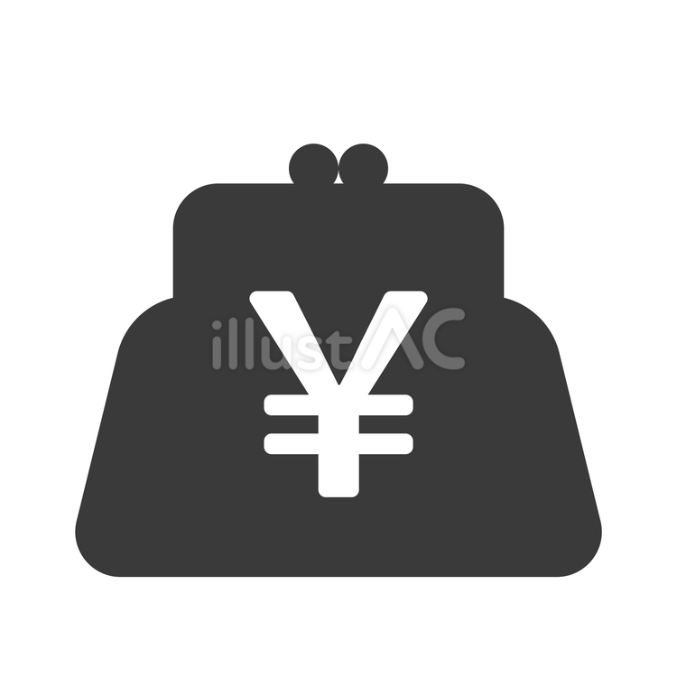 がま口財布 がま口財布,財布,会計のイラスト素材