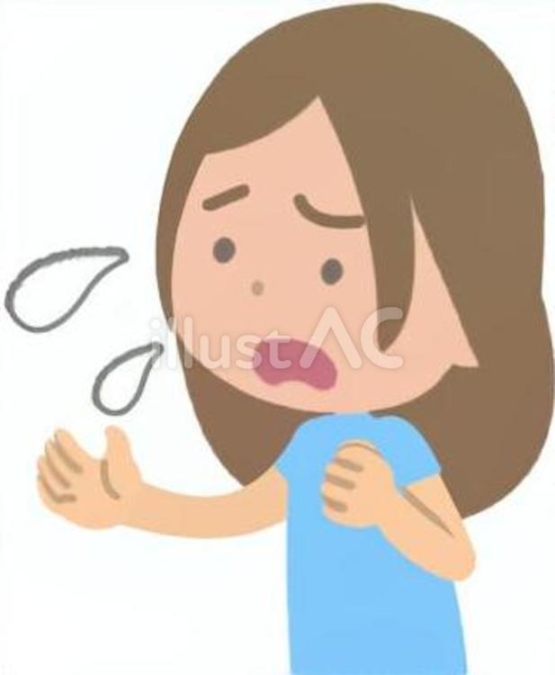 一生懸命に訴えている女性 必死,語りかける,一生懸命のイラスト素材