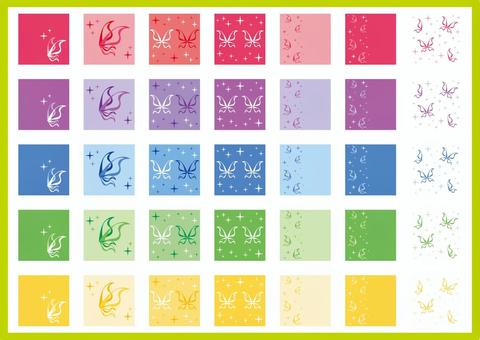 Illustration, butterfly, glitter, pattern, 
