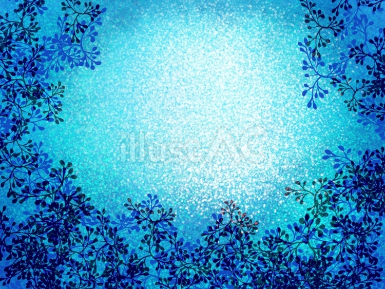 背景　壁紙　青　植物 背景,back,模様のイラスト素材
