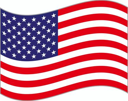 Illustration, america, flag, usa, 