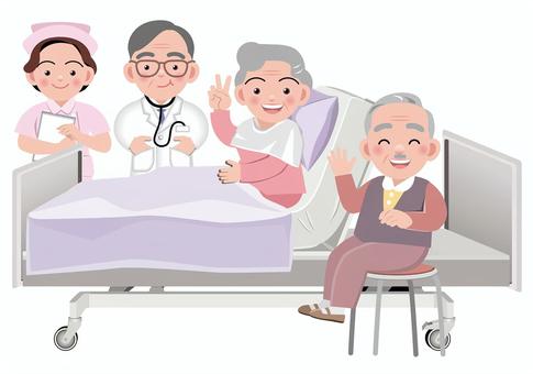 Illustration, people, medical, hospital, 