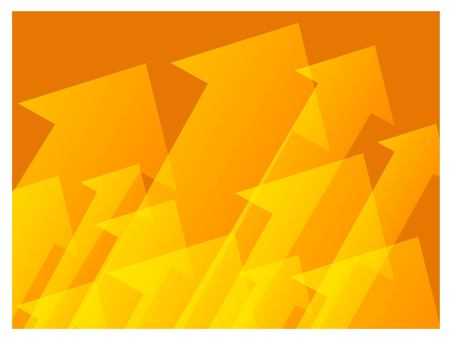 熱く上昇する矢印の背景イラスト 熱い,上昇,矢印,背景,オレンジ色のイラスト素材