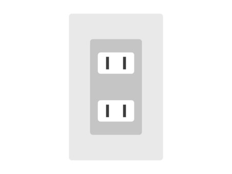 コンセントの差し込み口 コンセントの差し込み口 コンセント,アイコン,差込み口,電源,設備,受け口,電力,二口,電気,器具のイラスト素材