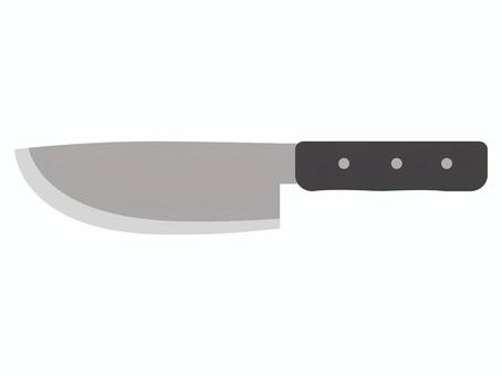 シンプルな包丁のイラスト 包丁,料理,調理,道具,板前,切る,キッチン,料理人,ベクター,イラストのイラスト素材