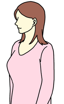 Illustration, female, people, simple, 