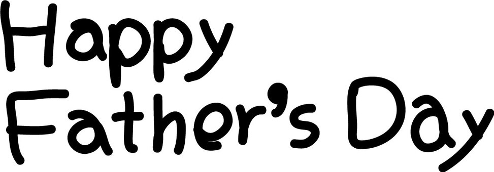 Illustration, father's day, thank you, happy, 