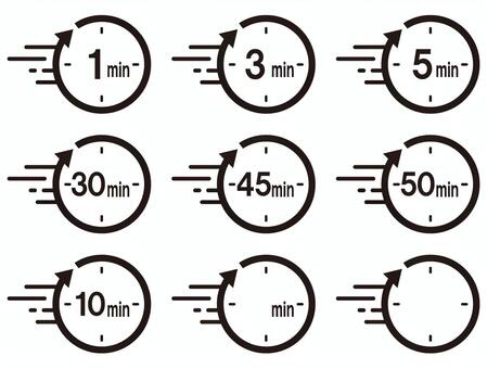 待ち時間 待ち時間,スピード,タイマー,時短,時計,時間,マーク,回転,更新,リロードのイラスト素材