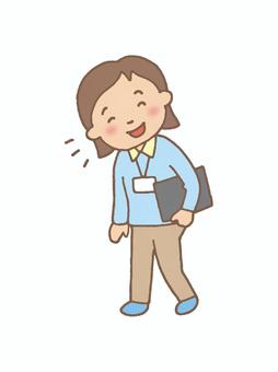 Illustration, care managers, at home, care, 
