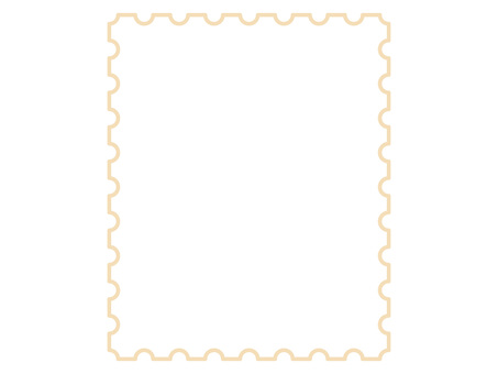 黄色い切手・額縁風の四角いフレーム背景 黄色い切手・額縁風の四角いフレーム背景 切手,額縁,四角,背景,縦,フレーム,あしらい,飾り枠,コピースペース,装飾のイラスト素材