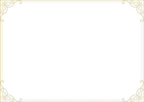 アンティークフレーム50・ゴールド フレーム,枠,飾り枠,おしゃれフレーム,アンティークフレーム,クラシックフレーム,ゴールド枠,ゴールドフレーム,背景,壁紙のイラスト素材