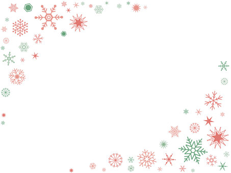 雪の結晶のフレーム・背景 雪,雪の結晶,結晶,スノー,snow,淡い,可愛い,ペール,ペールトーン,ブルーのイラスト素材