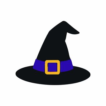 魔女帽子 帽子,ハロウィン,魔女,仮装,イベント,イラストのイラスト素材