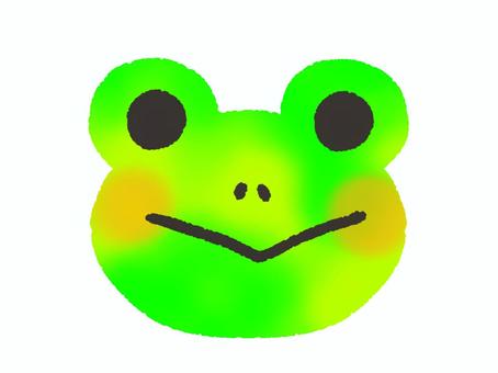 Illustration, frog, face, icon, JPG and PNG