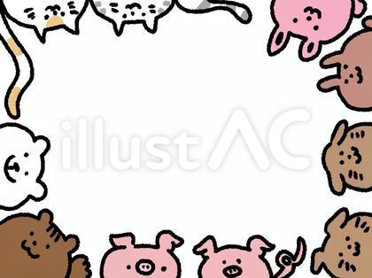 動物さんフレーム1