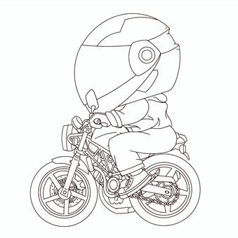 Illustration, bike, motorcycle, two wheels, 