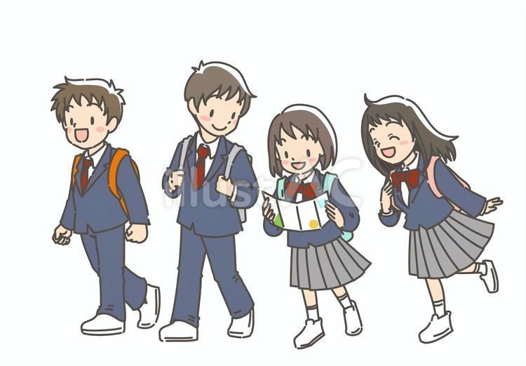 修学旅行 修学旅行,遠足,社会科見学のイラスト素材