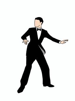 Illustration, people, male, dancer, 