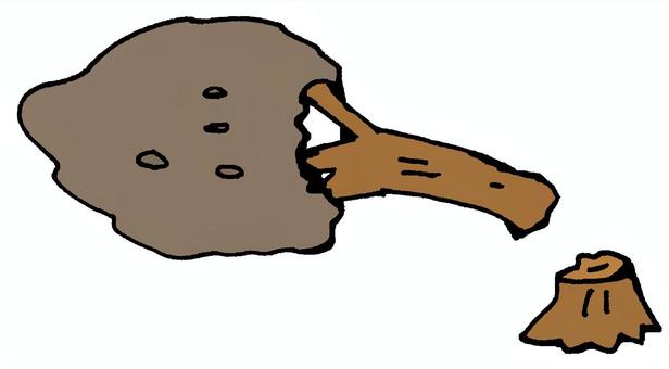 倒木（枯れ木） 倒木,枯れ木,植物,樹木,木,林,森,山,伐採,自然のイラスト素材