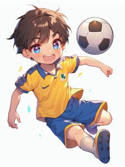 サッカー少年